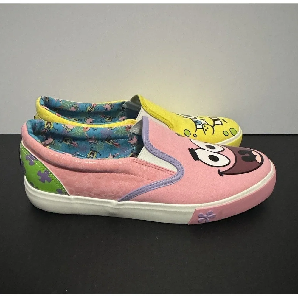 SpongeBob SquarePants & Patrick Slide Slip-on Shoes Ground Up Mens: 9.5 Wmns: 11